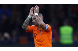 元オランダ代表のスナイデル、現役引退を表明 画像