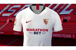 セビージャ、「NEWスポンサーロゴ」の2019-20新ユニフォーム登場！ 画像