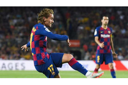 グリーズマン、バルセロナを救った「神の左足スーパーシュート」がこれ！ 画像