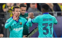 メッシ、16歳ファティに「初日からビビった」と明かす！ 画像