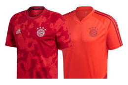 バイエルン、「シャープな赤」の2019-20新作トレーニングウェアが登場！ 画像