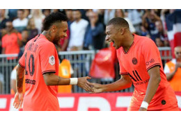 ネイマールとエムバペ、コンビ復活！「仲良しデュオで奪ったゴール」がこれ 画像