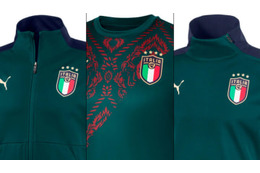 イタリア代表、「グリーンが話題沸騰」2019新作トレーニングウェアが登場！ 画像