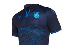 レアル・ソシエダ、「アノエタをアートに描く」特別な新ユニフォームを発表！ 画像