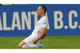 リベリ、セリエA初ゴール！冷静に仕留めた「スライディングボレー」がこれ 画像