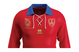 香川、岡崎らが戦うスペイン2部クラブ、「超絶レトロ」な75周年ユニフォーム発表！ 画像