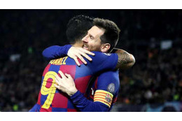 メッシ＆スアレスの電撃カウンター！また出た「超絶ワンツー」がこれ 画像