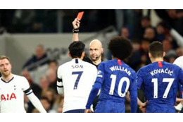 ソン・フンミン、蹴りで一発退場！モウリーニョは擁護 ランパードは断罪 画像