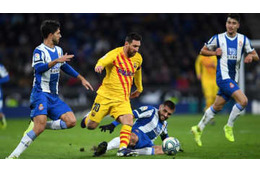 神メッシ、2020年初戦でやった「スーパードリブル」がこれ 画像