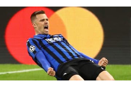 アタランタMFイリチッチ、CLで「2人抜きからのミサイルシュート」がすごい 画像