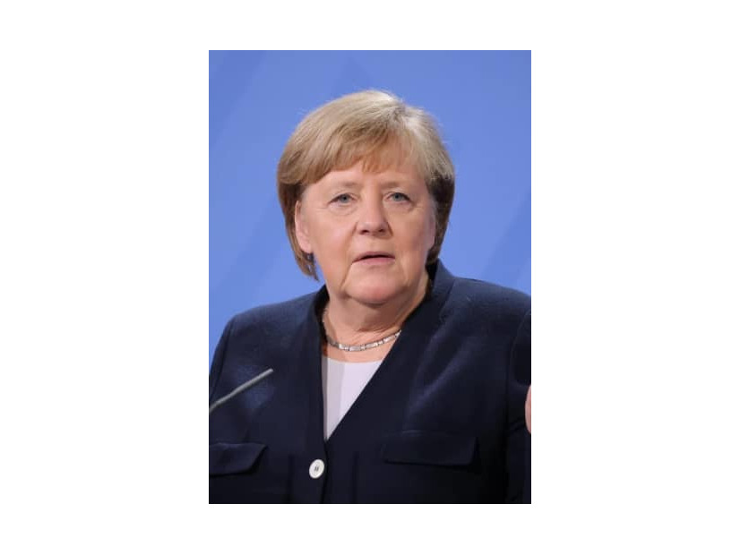 メルケル氏（ゲッティ＝共同）