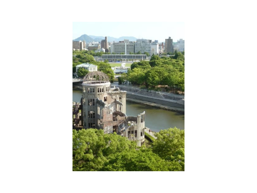 広島市の平和記念公園周辺