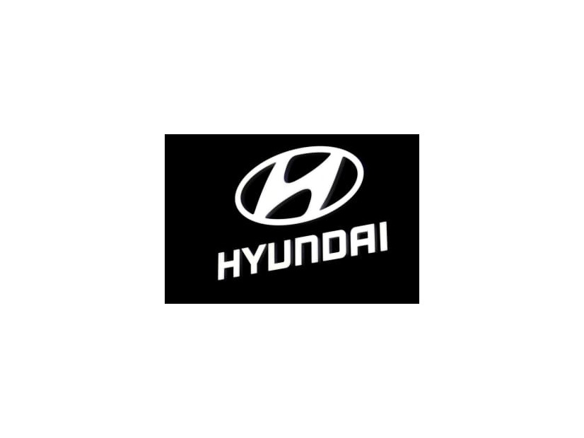 韓国の現代自動車のロゴ＝2018年1月、米デトロイト（ロイター＝共同）