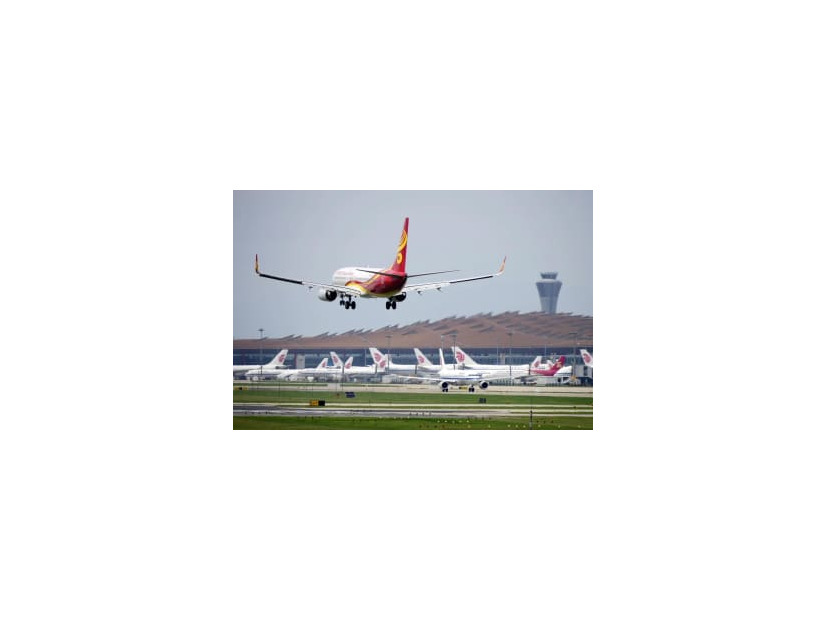 7月11日から成田行きの旅客便の運航再開が決まった北京首都国際空港＝30日（共同）