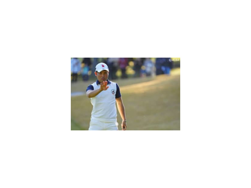 プロ初優勝を見据える蝉川泰果（撮影：上山敬太)
