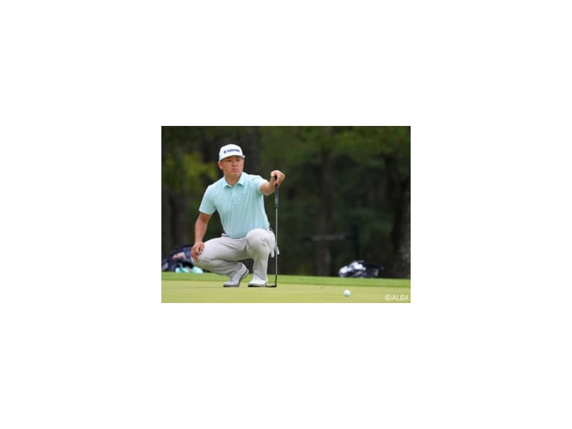苦手も徐々に克服　初優勝を狙う佐藤大平が首位発進（撮影：米山聡明)