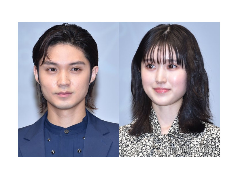 「TikTok TOHO Film Festival 2022」完成披露イベントに出席した磯村勇斗、福本莉子（C）モデルプレス