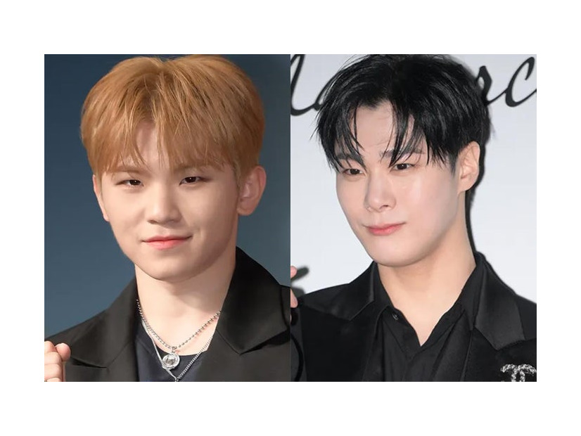 WOOZI、ムンビンさん／Photo by Getty Images