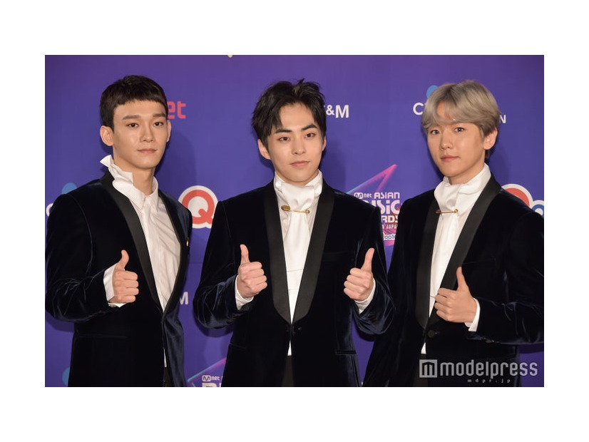 EXO-CBX「2017 MAMA in Japan」レッドカーペットに登場 （C）モデルプレス