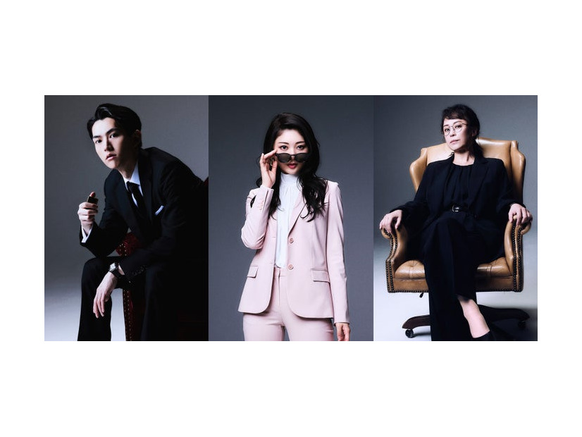 （左から）和田雅成、富田鈴花、佐藤仁美（C）2021 Studio Dragon Corporation／MUSICAL VINCENZO 2023