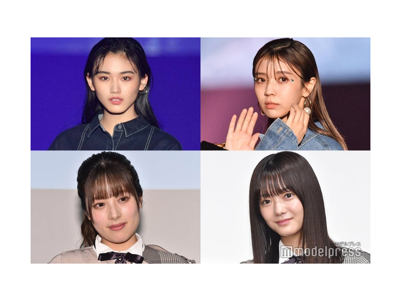 （上段左から）小林由依 、山崎天（下段左から）齋藤冬優花、田村保乃（C）モデルプレス