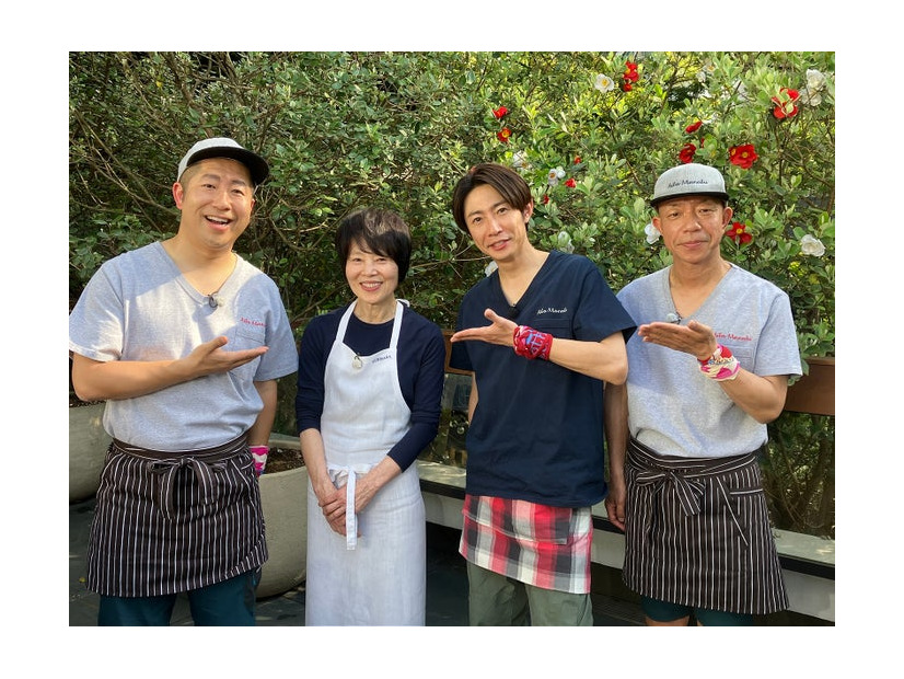 澤部佑、栗原はるみ、相葉雅紀、小峠英二（C）テレビ朝日