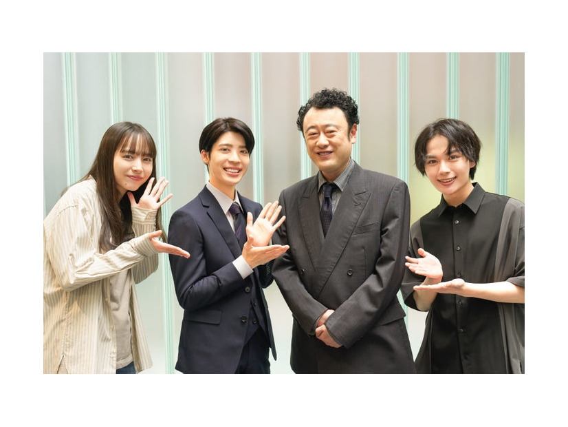 井桁弘恵、松島聡、コウメ太夫、大西流星（C）NTV・J Storm