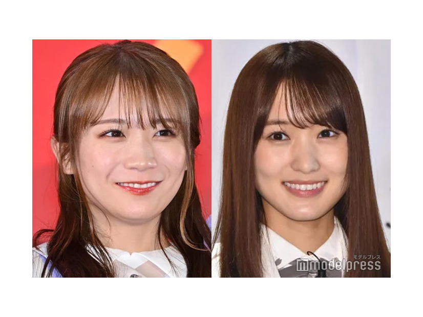 秋元真夏、菅井友香（C）モデルプレス