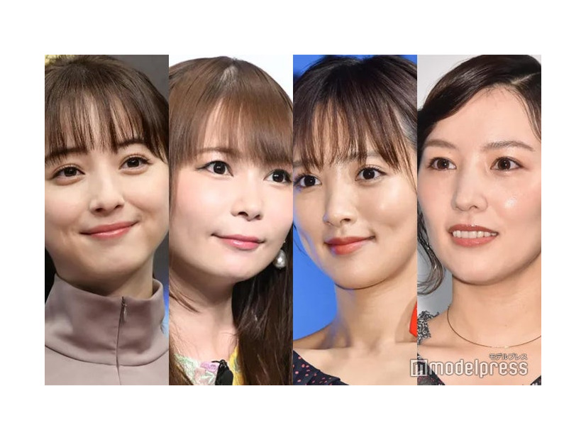 （左から）佐々木希、中川翔子、夏菜、徳永えり （C）モデルプレス