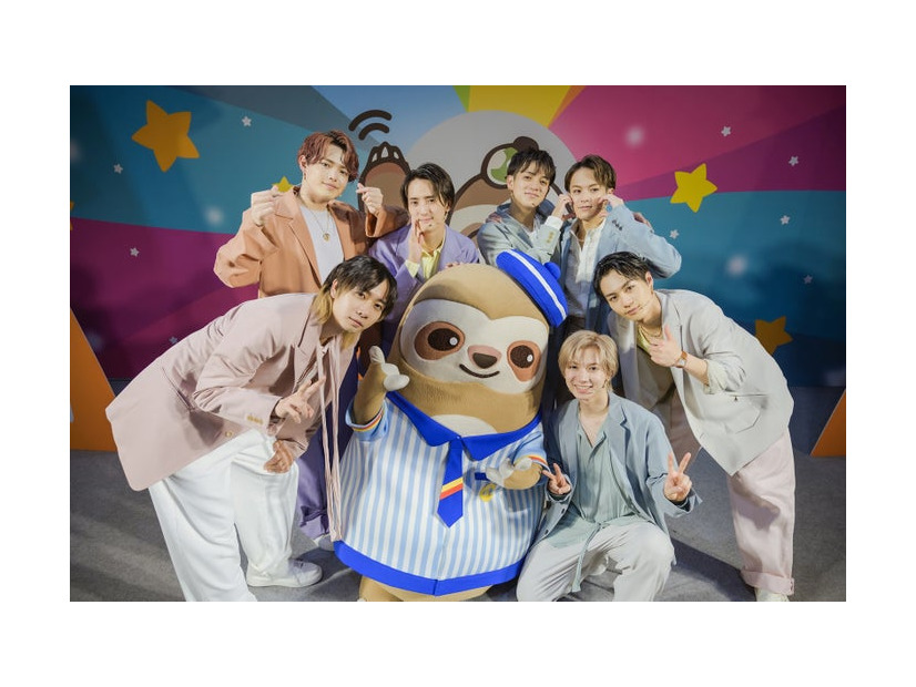 Travis Japan＆漫画博覧会マスコット漫宝（提供写真）