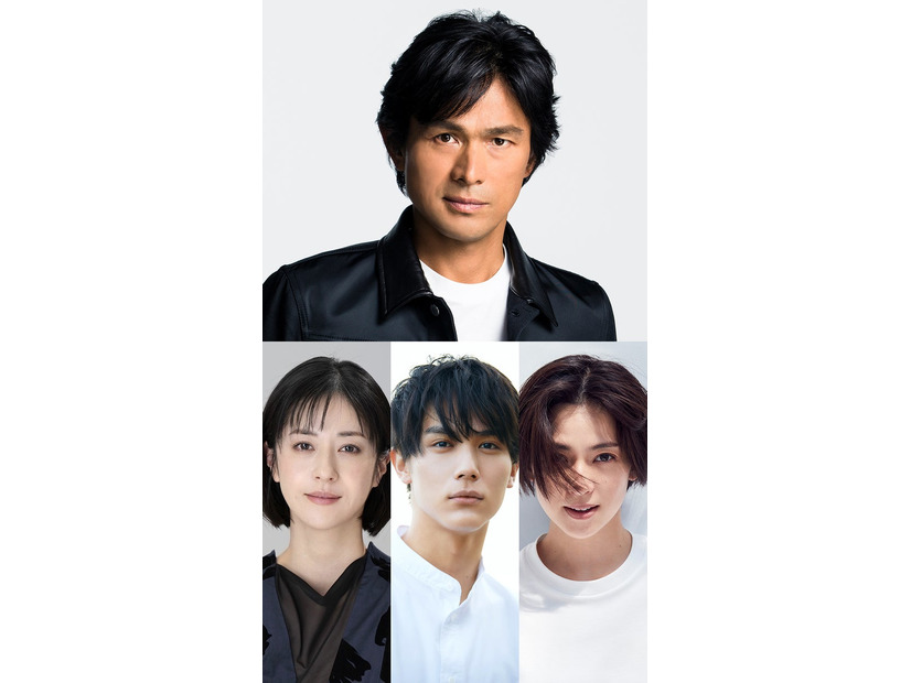 （上段）江口洋介（下段左から）松本若菜、中川大志、中村アン（提供写真）