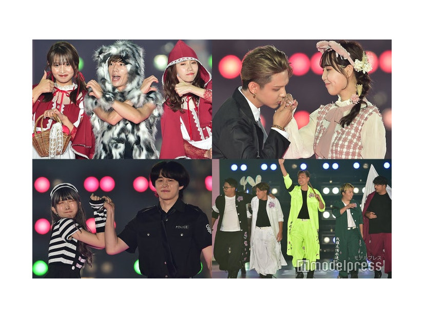 （左上から時計回りに）ばんばんざい、ゆりいちちゃんねる、ESPOIR TRIBE-エスポワール・トライブ-、まあたそ＆かの／カノックスター（C）モデルプレス
