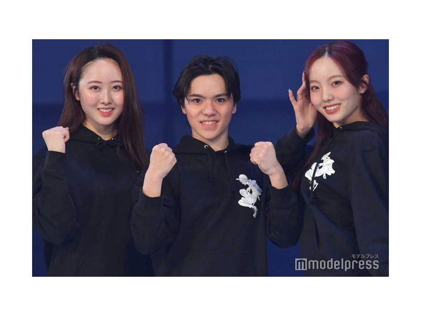 本田望結、宇野昌磨、本田真凜（C）モデルプレス