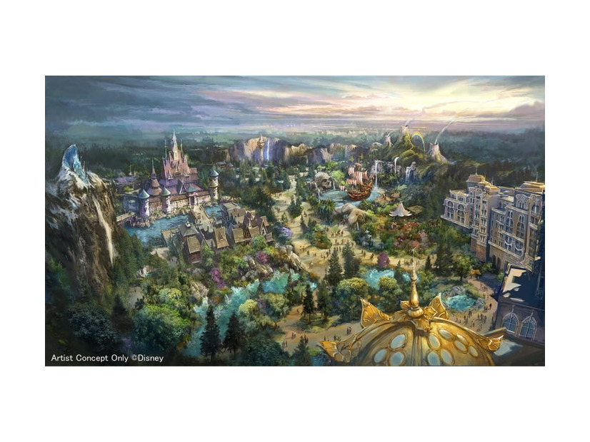 「ファンタジースプリングス」全景（C）Disney