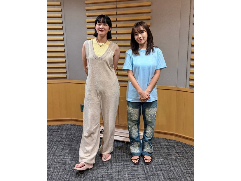 長屋晴子、森七菜（C）ニッポン放送