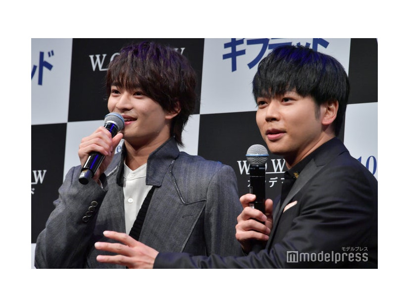 完成披露試写会に登壇した浮所飛貴、増田貴久（C）モデルプレス