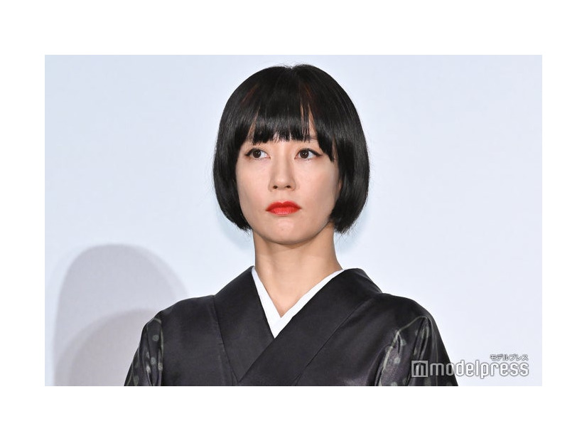 「唄う六人の女」完成披露試写会に出席した水川あさみ（C）モデルプレス