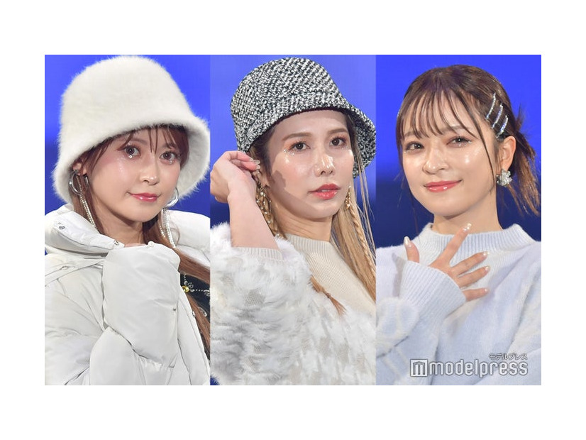 まりな、ありしゃん、さおりん／ヘラヘラ三銃士（C）モデルプレス