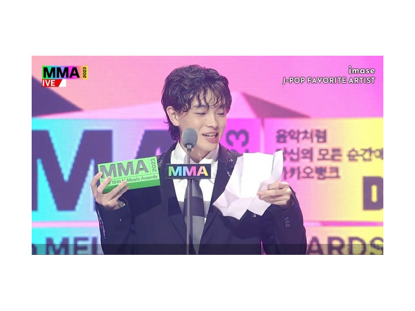 imase（C）2023 Melon Music Awards （MMA2023）