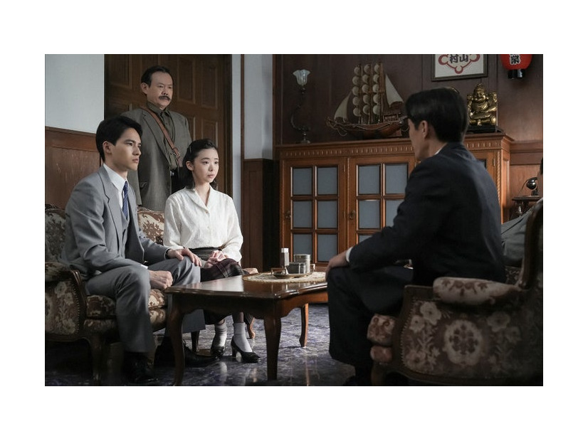 水上恒司、近藤芳正、趣里、三浦誠己「ブギウギ」第77話（C）NHK