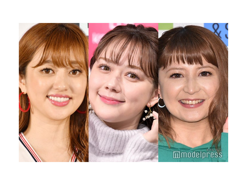 菊地亜美、村重杏奈、矢口真里（C）モデルプレス