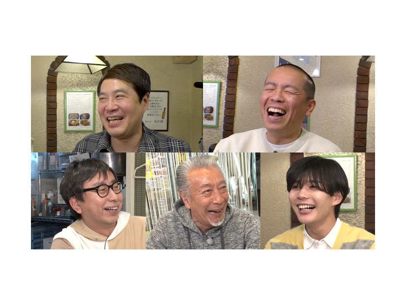 （上段左から）タカ、トシ／（下段左から）おいでやす小田、高田純次、長尾謙杜（C）テレビ朝日