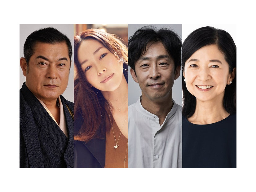 （左から）松平健、麻生久美子、北村有起哉、宮崎美子（提供写真）