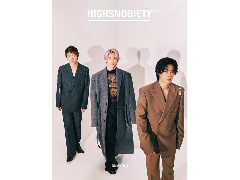 「HIGHSNOBIETY JAPAN ISSUE12」（カエルム、3月15日発売）表紙：Number_i（C）HIGHSNOBIETY JAPAN