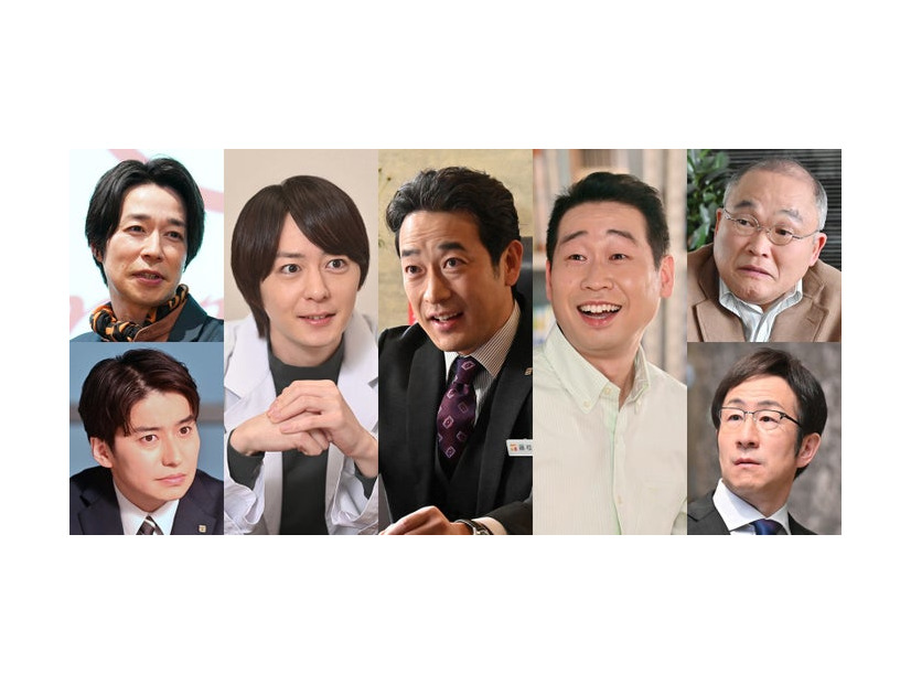 （左上から時計時計回りに）浜田信也、犬飼貴丈、迫田孝也、前野朋哉、斉藤暁、矢柴俊博、武田航平（C）日本テレビ