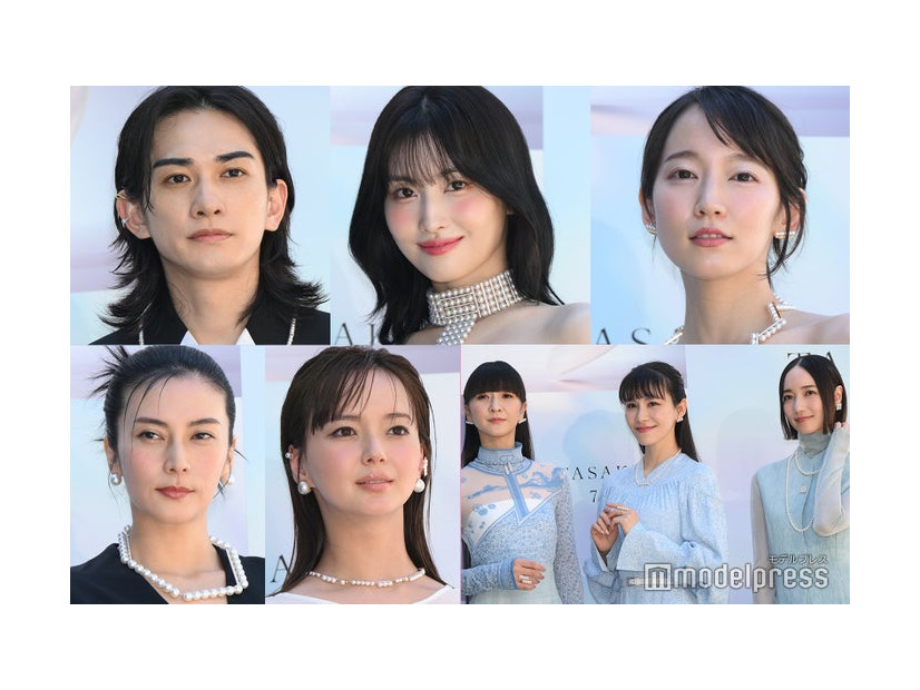 （上段左から）町田啓太、TWICE／モモ、吉岡里帆（下段左から）柴咲コウ、多部未華子、Perfume／かしゆか、あ～ちゃん、のっち（C）モデルプレス