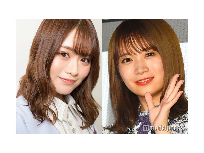 山崎怜奈、秋元真夏（C）モデルプレス