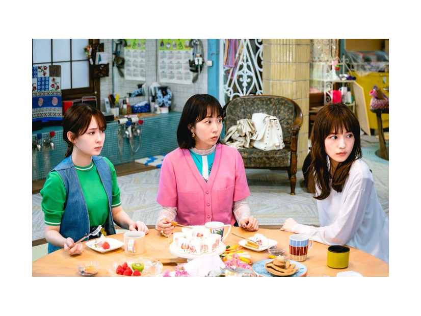 畑芽育、木南晴夏、川口春奈「9ボーダー」第6話より（C）TBS