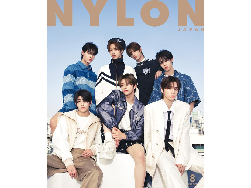 「NYLON JAPAN」8月号（カムエル、6月28日発売）表紙：NEXZ（C）NYLON JAPAN