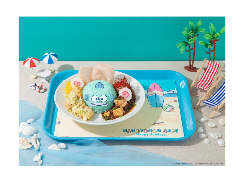 ハンギョドンの冷やし中華 税込1,590円（C）2024 SANRIO CO．，LTD．APPROVAL NO．L651431